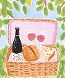 Picknickmand voor borrel