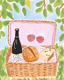 Picknickmand voor borrel