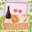 Picknickmand voor borrel