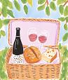 Picknickmand voor borrel
