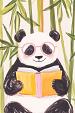 Lezende panda