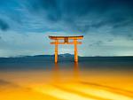 Shirahige Jinja, in Takashima, Shiga, Japan