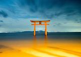 Shirahige Jinja, in Takashima, Shiga, Japan