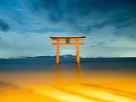 Shirahige Jinja, in Takashima, Shiga, Japan