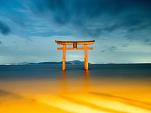Shirahige Jinja, in Takashima, Shiga, Japan