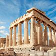 Parthenon op de Akropolis in Athene, Griekenland