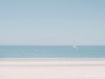 Zeilboot op zee