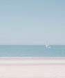 Zeilboot op zee