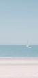 Zeilboot op zee