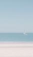 Zeilboot op zee