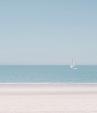 Zeilboot op zee