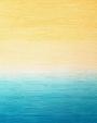 Geel blauwe aquarel achtergrond