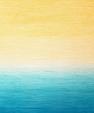 Geel blauwe aquarel achtergrond