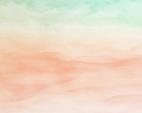 Groen oranje aquarel achtergrond