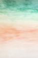 Groen oranje aquarel achtergrond