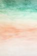Groen oranje aquarel achtergrond