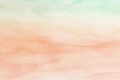 Groen oranje aquarel achtergrond