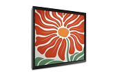 abstracte bloemenposter 17 mock up canvas vierkant