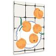 mandarijnen op bord mock up plexiglas staand