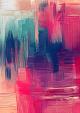 Abstract brush magenta