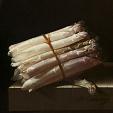 Stilleven met asperges, Adriaen Coorte, 1697 