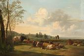 Landschap met vee, Pieter Gerardus van Os, 1816