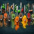 Verschillende, kleurrijke specerijen