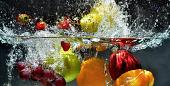 Water vol vers fruit