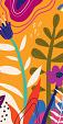 Bloemencompositie oranje #28
