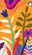 Bloemencompositie oranje #28