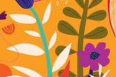 Bloemencompositie oranje #28