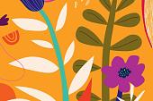 Bloemencompositie oranje #28