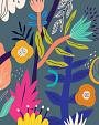 Bloemencompositie blauw #23