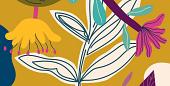 Bloemencompositie geel #29