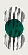 Minimalistische cirkel groen #9