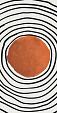 Minimalistische cirkel rood #10