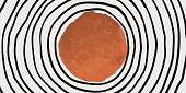 Minimalistische cirkel rood #10