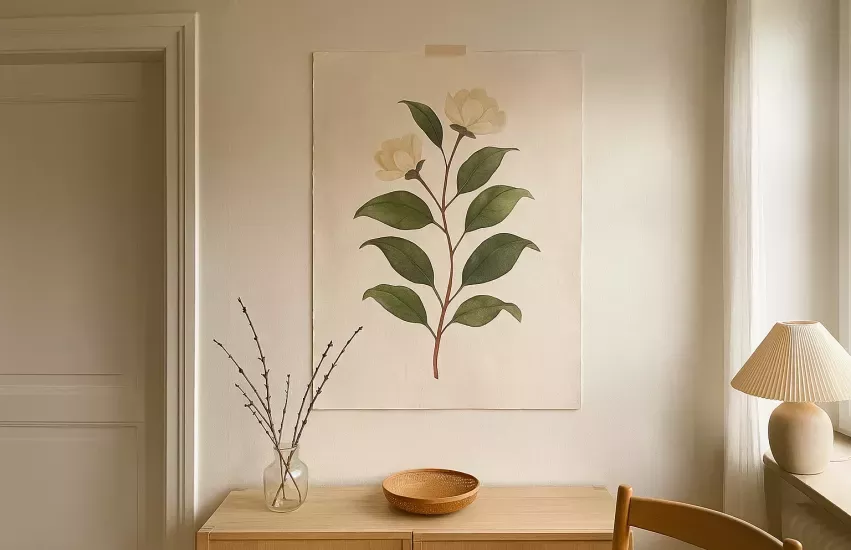 Eyecatcher grote poster aan de muur