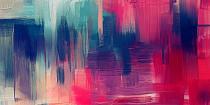 Abstract brush magenta