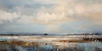 Pastelachtig landschap