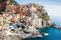 Dorpje Manarola aan de Italiaanse kust