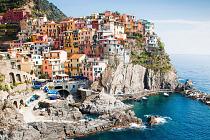 Dorpje Manarola aan de Italiaanse kust