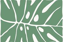 17111 ol abstracte bloemenposter  5 120x80