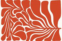 17453 ol abstracte bloemenposter  12 60x40