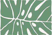 17081 ol abstracte bloemenposter  5 30x20
