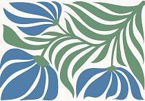 17519 ol abstracte bloemenposter  13 100x70