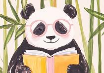 19867 ol lezende panda a0