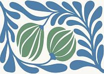 17878 ol abstracte bloemenposter  20 a0