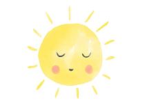 Stralende zon