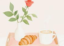 19491 ol dienblad met ontbijt 70x50